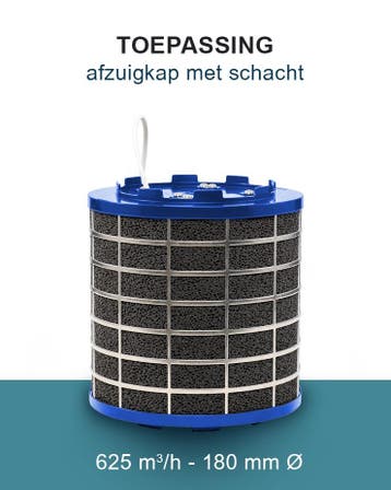 PuriVent SILO plasmafilter voor afzuigkap (schacht 200mm+), Verzenden
