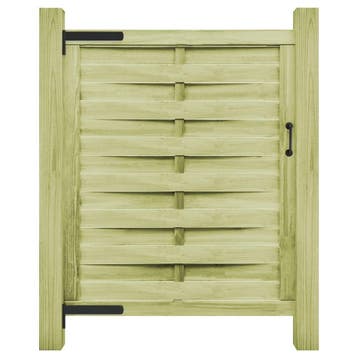vidaXL Poort 100x125 cm groen geïmpregneerd grenenhout, Verzenden
