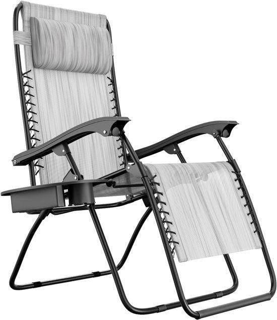 2dekans | LifeGoods Opvouwbare Tuinstoel - Ligstoel Tuin -, Jardin & Terrasse, Ensembles de jardin, Enlèvement ou Envoi