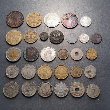 Islamitische landen. Lote de 30 monedas (1 plata) (Zonder