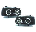 PHARES POUR VOLKSWAGEN VW GOLF MK3 91-97 ANGEL EYES CCFL FON, Verzenden, Nieuw