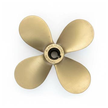 Bieden: Michigan Propellers 4-Blade Brass Propeller GL469 1, Watersport en Boten, Ophalen of Verzenden, Nieuw