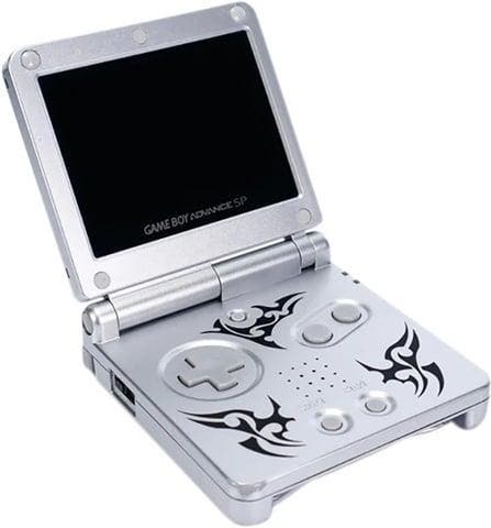 Nintendo Game Boy Advance SP Tribal Edition (Nette Staat), Games en Spelcomputers, Spelcomputers | Nintendo Game Boy, Zo goed als nieuw