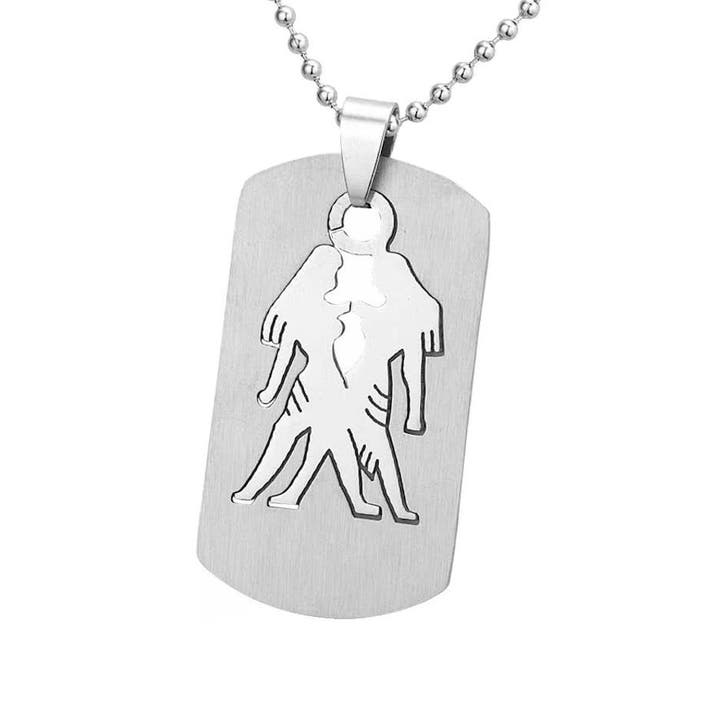 Fako Bijoux - Ketting - RVS Hanger - Sterrenbeeld Open -, Bijoux, Sacs & Beauté, Colliers, Envoi