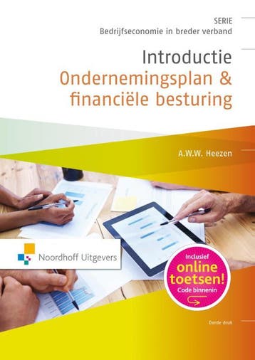 Introductie ondernemingsplan & financiele besturing, Boeken, Verzenden, Zo goed als nieuw, A.W.W. Heezen