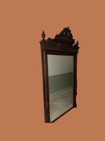Miroir trumeau - Acajou - Frans Henry II Stijl