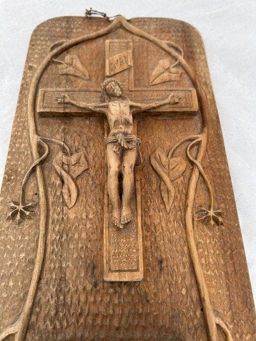 Art Nouveau Wijwatervat - J Bonnet - 1920-1930 - Wijwatervat, Antiek en Kunst, Kunst | Niet-Westerse kunst