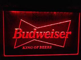 Budweiser neon bord lamp LED cafe verlichting reclame lichtb, Verzenden, Nieuw