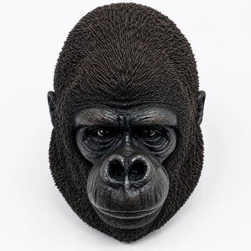 Wanddecoratie - Gorilla Head Wall Hanging Sculpture – 3D