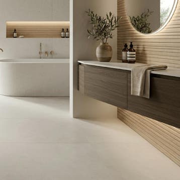 Wandtegel Creme 30x90 (Muurtegels, Muur- en plafondtegels), Doe-het-zelf en Bouw, 60 cm of meer, Nieuw, Ophalen of Verzenden, 10 m² of meer