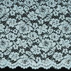 10 meter kant stof - Lichtblauw - 100% polyester, Hobby en Vrije tijd, Stoffen en Lappen, 120 cm of meer, Kant, Verzenden, Blauw