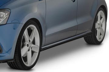 Zijskirts voor VW Polo V Type 6R / 6C SS466-K, Verzenden, Nieuw