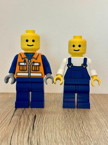 Fait maison - (MOC) lot de 2 Minifigures LEGO - 17.5 cm –, Enfants & Bébés