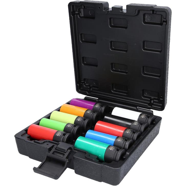 KS Tools 1/2 Krachtdoppenset Aluminiumvelgen 10-delig, Autos : Divers, Outils de voiture, Envoi