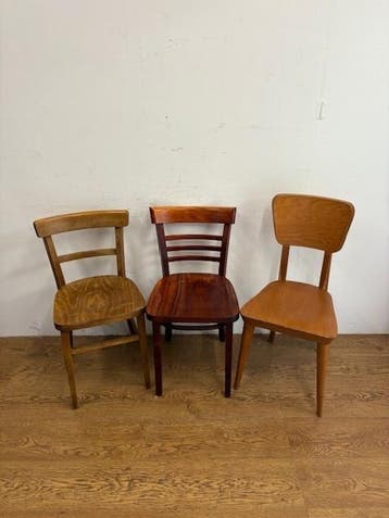 Set Gebruikte Caféstoelen, Ophalen
