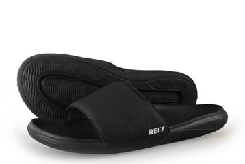 Reef Slippers in maat 45 Zwart, Kleding | Heren, Slippers, Verzenden, Zwart, Zo goed als nieuw