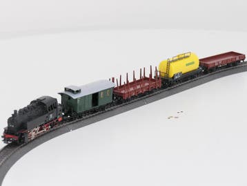 Schaal H0 Märklin 29187 startset goederentrein BR 81 van..., Wisselstroom, Gebruikt, Overige typen, Ophalen of Verzenden