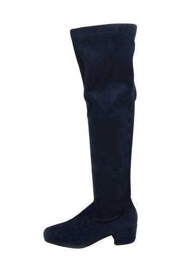 Manfield Laarzen in maat 38 Blauw, Kleding | Dames, Schoenen, Hoge laarzen, Zo goed als nieuw, Manfield, Verzenden