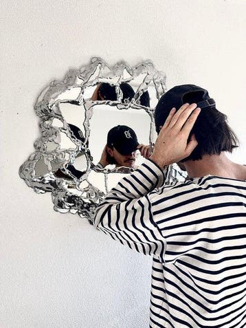 Louis Bressolles - Louis Bressolles - Miroir - Colle, Antiquités & Art