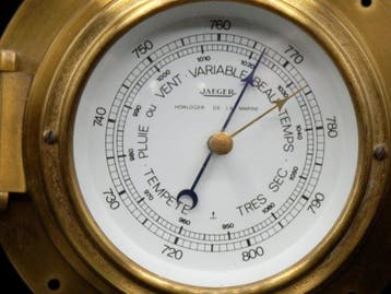 Fraaie Barometer - Jaeger - Horloger de la Marine Marine, Antiek en Kunst
