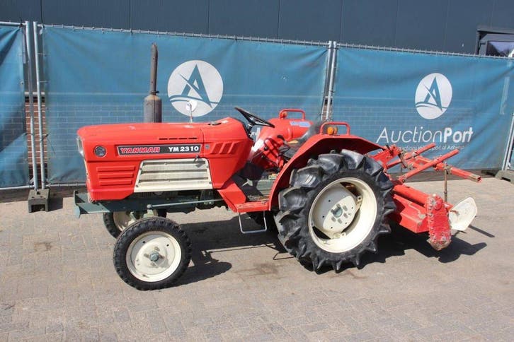 Veiling: Minitractor Yanmar YM2310 Diesel 23pk met grondfree, Zakelijke goederen, Landbouw | Tractoren, Ophalen