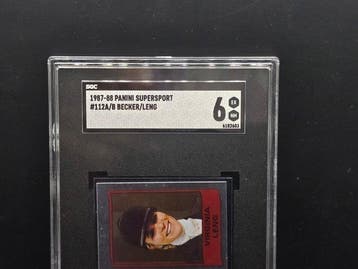 1987/88 Panini Supersport Becker/Leng - SGC 6 - 1 Graded, Verzamelen, Nieuw