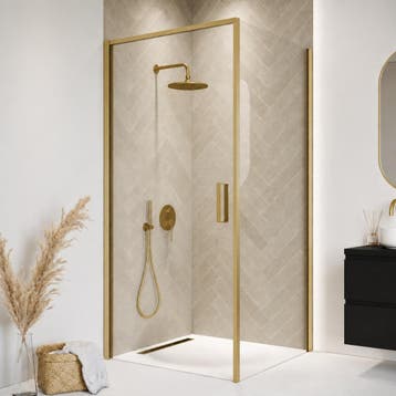 Douchecabine Alava 80 x 80 x 190 cm Goud, Verzenden, Nieuw