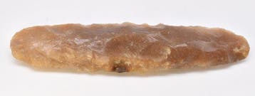 Neolithisch Flint Grote bifaciaal pik uit Grand Pressigny