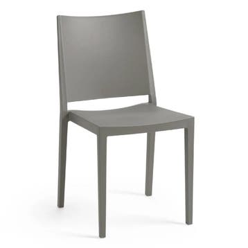 Stoel | Kunststof | Grijs | In-/Outdoor | 450x540x830(h)mm, Zakelijke goederen, Verzenden, Nieuw in verpakking