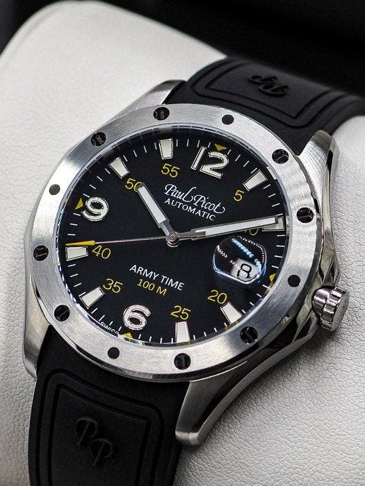 Paul Picot - Sans prix de réserve - BRAND NEW * Commodore *, Handtassen en Accessoires, Horloges | Heren