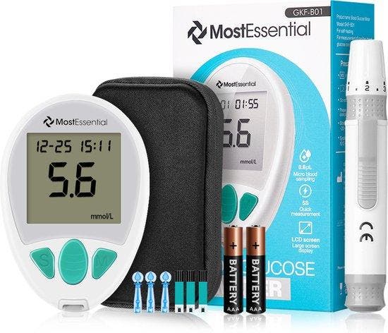 2dekans | MostEssential Premium Glucosemeter Startpakket -, Divers, Matériel Infirmier, Enlèvement ou Envoi