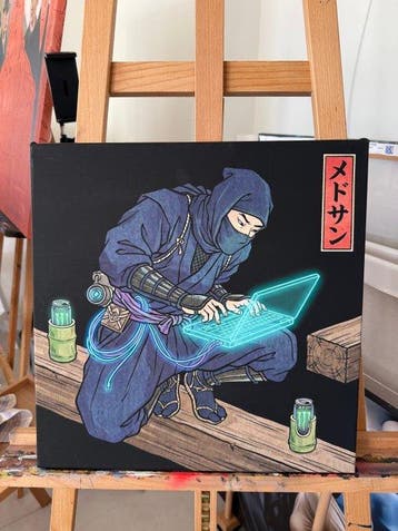 MEDSAN - Cyber Shinobi () - Hand Signed - 2/2