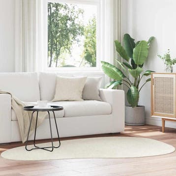 Tapijt Creme 140x200cm | Retour deal | Wasbaar & handig, Verzenden