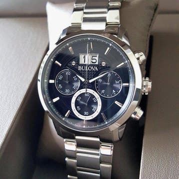 Bulova - Chronograph 1/20 - Sweeping - Double Date - NEW -