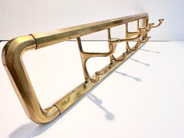 Porte-manteau - Laiton, Antiquités & Art