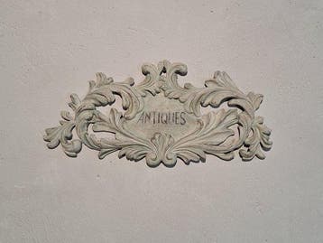 Reliëf, Fregio/Decorativo Sopraporta stile Barocco - 25 cm -, Antiek en Kunst