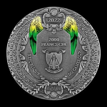 Cameroun. 2022 2000 Francs CFA Archangels - Archangel, Postzegels en Munten