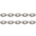 Spot Armatuur 10 Pack - Pragmi Alpin Pro Rond - GU10 Fitting, Verzenden, Nieuw