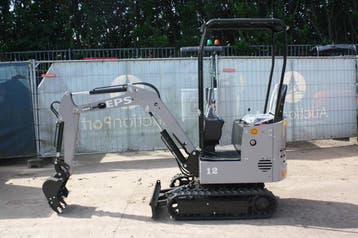 Veiling: Minigraver Nuoman EPS NM-E12 Diesel Nieuw Demo, Ophalen