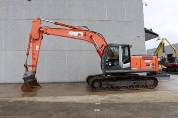 Veiling: Rupsgraafmachine Hitachi ZX210LC-3 Diesel 122kW 201, Articles professionnels, Ophalen