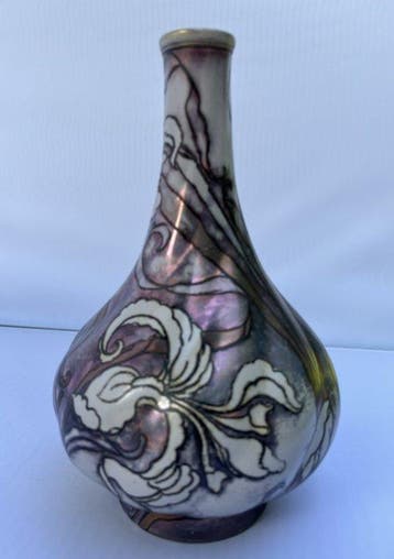 Boch Frères Kéramis - Emile Diffloth - Vase - Decor 252 -, Antiquités & Art