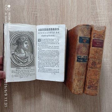 Tacite ( volumes en latin et français) - Histoire de Tacite, Antiek en Kunst