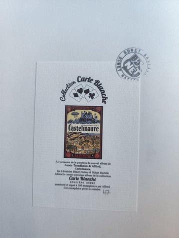 Castelmaure + timbre de la Nation - C - 1 Album - Beperkte