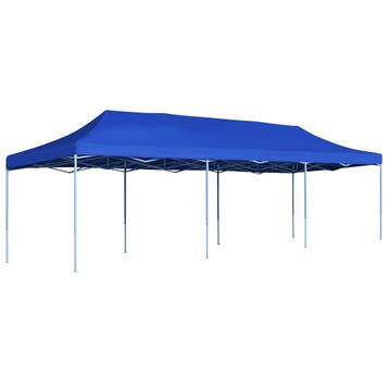 vidaXL Vouwtent pop-up 3x9 m blauw, Verzenden, Nieuw
