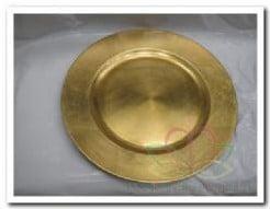 Onderbord Rond Goud 33 cm, Huis en Inrichting, Woonaccessoires | Kunstplanten en Kunstbloemen, Nieuw