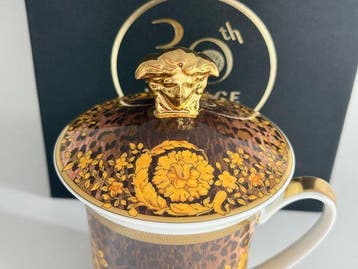Rosenthal - Versace - Mok - Wild FLORALIA beker met deksel /