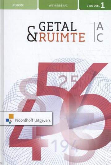 Getal & Ruimte / vwo A/C deel 1 9789001891770, Boeken, Verzenden, Zo goed als nieuw