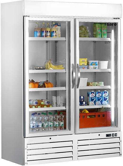 SARO Koelkast met 2 glasdeuren - G 920, Articles professionnels, Horeca | Équipement de cuisine, Envoi