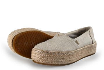 Toms Espadrilles in maat 38 Beige, Kleding | Dames, Espadrilles, Verzenden, Beige, Zo goed als nieuw