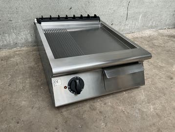 Mareno elektrische bakplaat met geslepen stalen plaat, Ophalen of Verzenden, Nieuw zonder verpakking, Fornuis, Frituur en Grillen